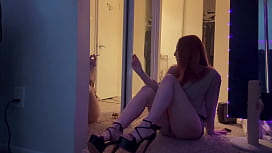 Italian Milf Artemisia Smokes Hot Cigarettes in Sexy High Heels