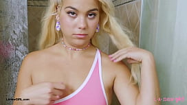 Timeless Blonde Beauty Gets Soaked in a Sizzling Shower