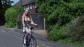 Horny Blonde Bicycler Gets Fucked By Mechanic
