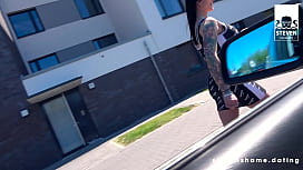 Schwitzende Lust: Julia's Outdoor Fick-Datum mit StevenShame