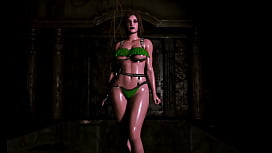 Busty Lara Croft's ...