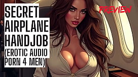 Geheimes Flugzeug-Handjob - Öffentliche Audio-Porno