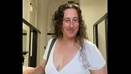 MILF Flashes Tits in PUBLIC - Watch Her Boobs Shake in the Spotlight
