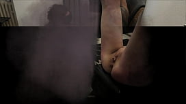 Russian Woman Gets Shocked and Stuffed with a Powerful Dildo