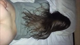 Fetter Arsch in Luft für harte Nagelaktion