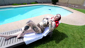 Tattooed Slut Loveless Gets Her Cum-Hungry Mouth Filled