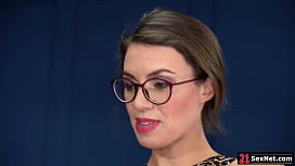 Huge Tits MILF Teacher Shoves Her Juicy Pussy Down Student's Throat