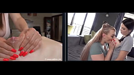 Lesbian Lactation: Milk Drinking & Feeding Frenzy