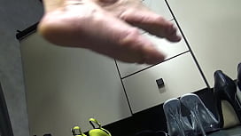 Slippery Sandals, Sticky Situation: A Foot Job Fantasy