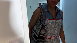 Dirty Cleaning Lady Gets...