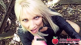 POV-Pickups: Wald-Fick im Park - Heiße Deutsche Blondine Tatjana Young von einem Fremden im Wald gefickt