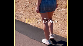 MILF's Shaved Pussy on Full Display: A Public Pleasure