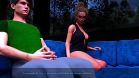 Schwiegermutter Blowjob - Mein Sperma messen #6 Animierte Pornospielerei