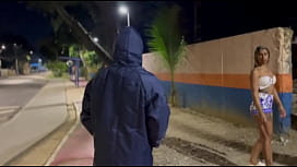 Wife Helps Man Cross Tra...