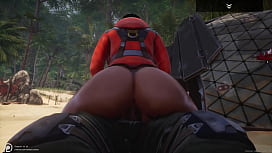 Alissa's Juicy Tits & Thick Ass Squirt All Over Her Fat Boss's Tiny Cock for a Raise