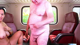 Hot Ride On The Train Wi...