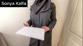 Hijab-clad Secretary Gets Fucked at Her Boss's House
