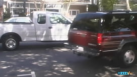 Big Tits Brunette Rides Cock & Gets Titty Fucked in a Chevy