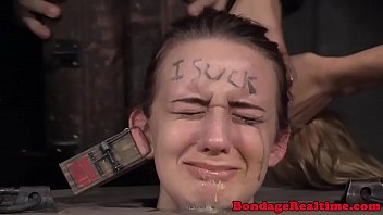 Video Young hogtied sub whipped while mouth gagged