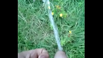 Watering the flowers
