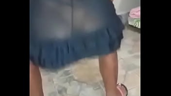 Hot young girl dancing half naked 