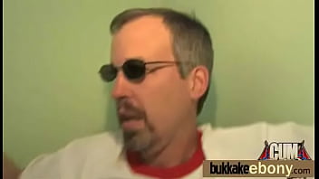 Busty Ebony Gets A Whole Load Of Cum 5