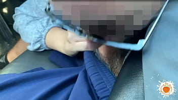 blowjob, cum, driving, couple