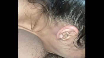 Deepthroat homemade close up