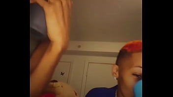 Doing The Kissing Challenge On Fb Live Part 4...