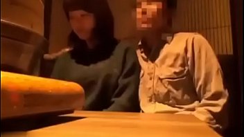 I did it with her at an izakaya