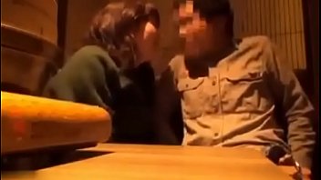 I did it with her at an izakaya
