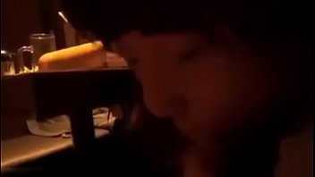 I did it with her at an izakaya