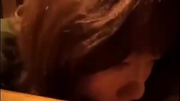 I did it with her at an izakaya