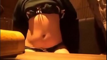 I did it with her at an izakaya