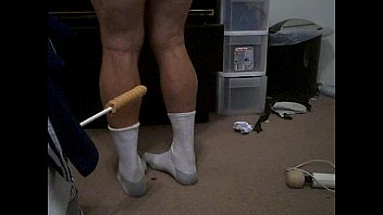 man with penis pump and dildo