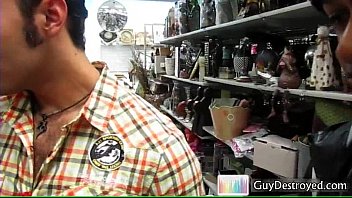 View Gianni Luca gets ass pumped by big black gay video