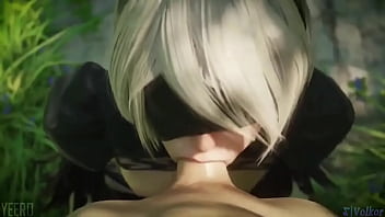 2B Deepthroats your cock [Yeero3D]