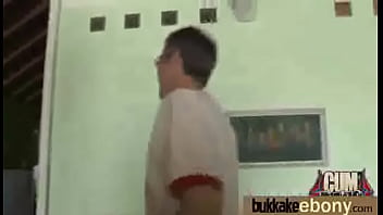 Hot ebony chick love gangbang interracial 21