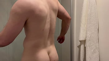 Big Natural Tits Latina MILF Fucks Behind the Scenes in the Shower