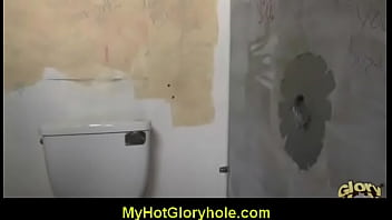 Amazing dick blowjob through a gloryhole 24