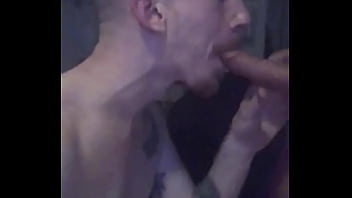 Getting throatrucked by anonymous guy...