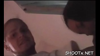 Striking brunette sweetheart banged in several ways...