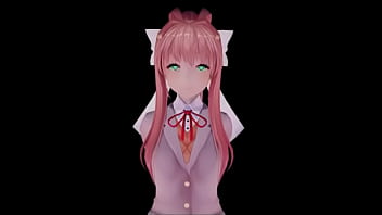 doki doki literature club, monika, hard, white