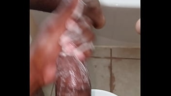 Hitting that jerk on in the bathroom seven