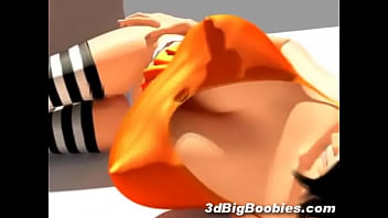3D Babe with Huge Tits!