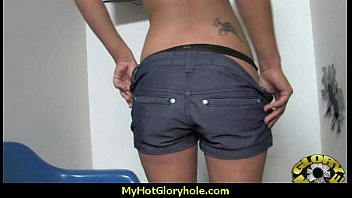 Gloryhole With A Nasty Wild White Girl Interracial 16