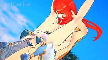 Clip sex Nilou's tasty Pussy is Rammed until she Squirts - Genshin Impact Hentai