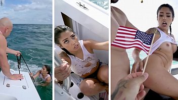 BANGBROSCuban Hottie, Vanessa Sky, Gets Rescued At Sea By Jmac