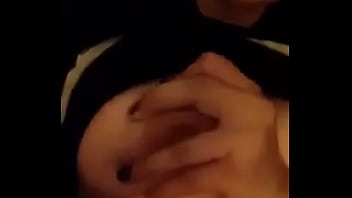 Laura Massaging Her Rich Breasts...