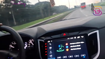 Quase que o meu marido policial ve eu dando dentro do carro para um PAU GIGANTESCO